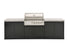 Crossray Outdoor Kitchen 4 Burner BBQ & 2 Double side Cabinets - TC4K-05