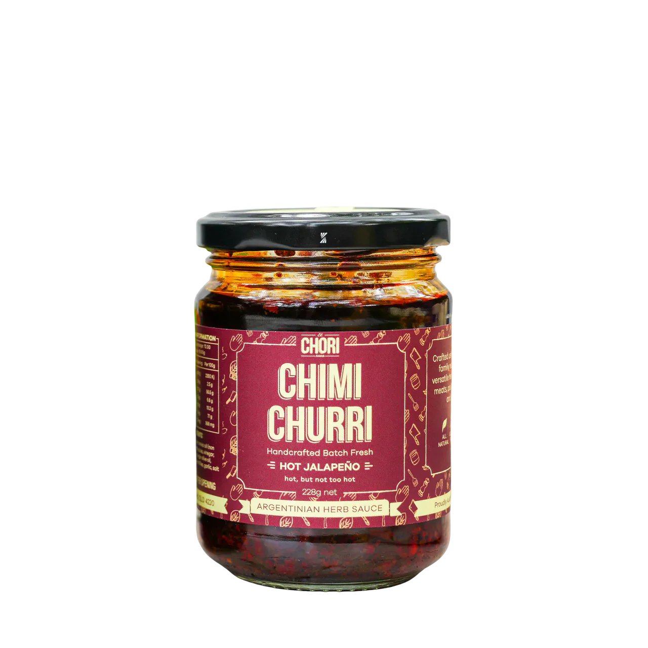 El Chori Chimichurri Hot Jalapeno - 228g