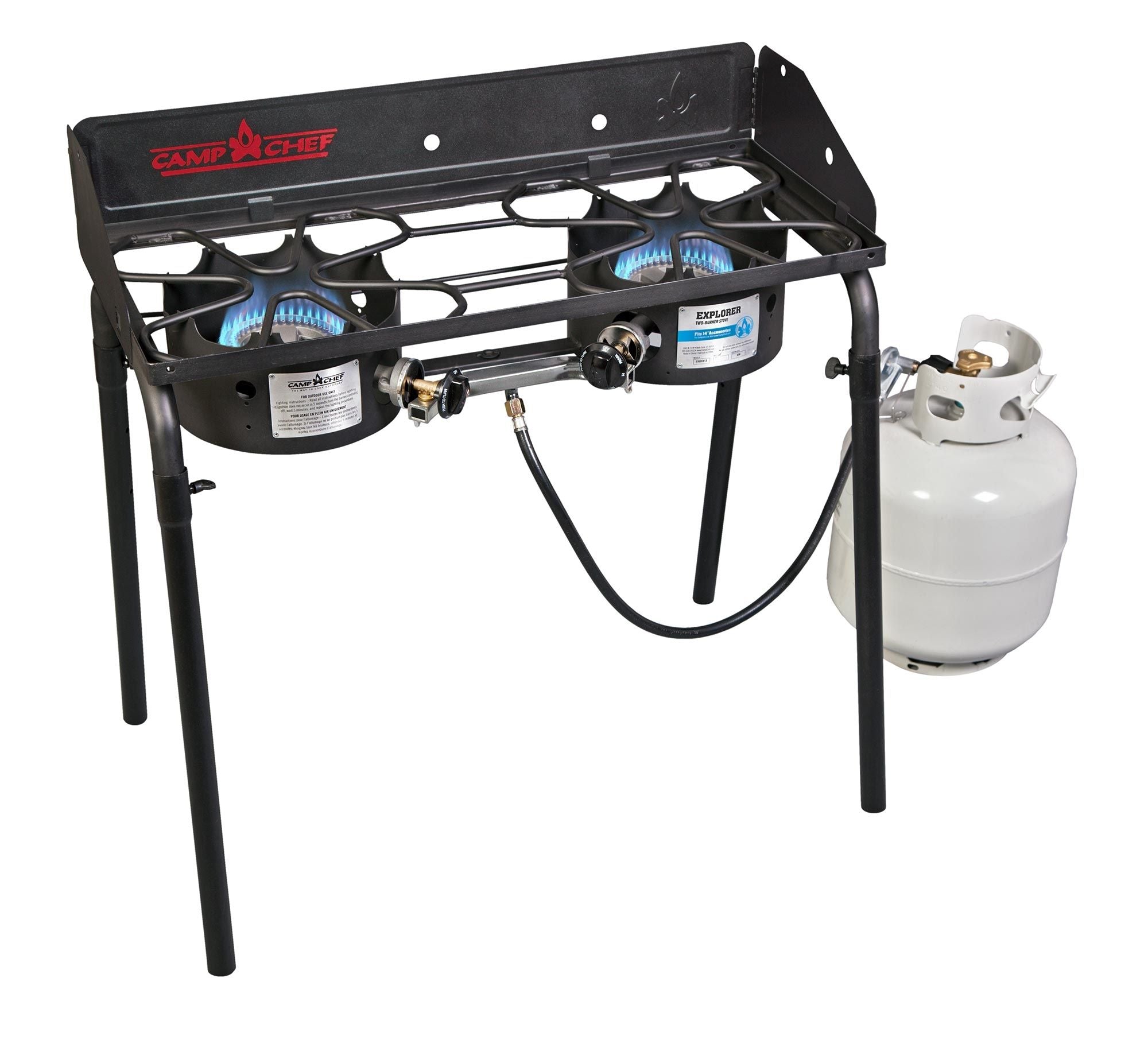 Camp Chef Explorer 2X 14â€³ Stove Cooking System - 2 Burner - EX60LWAUFP