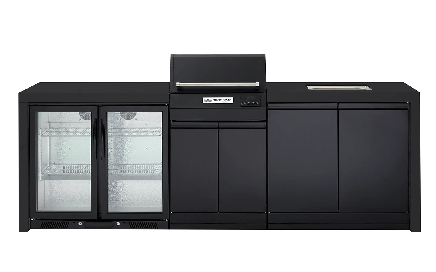 Crossray eXtreme Electric Black Outdoor BBQ Kitchen