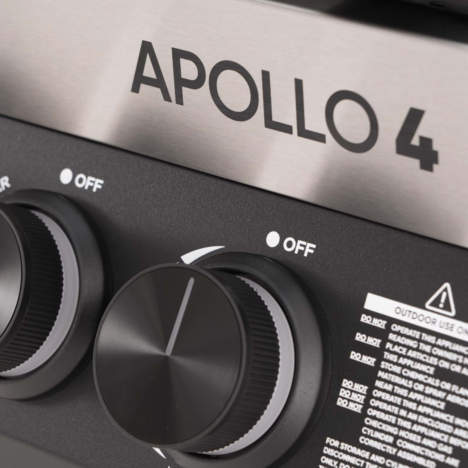 Gasmate Apollo 4B Black Hooded Gas BBQ - Including Cover