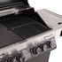 Gasmate Apollo 4B Black Hooded Gas BBQ - Including Cover