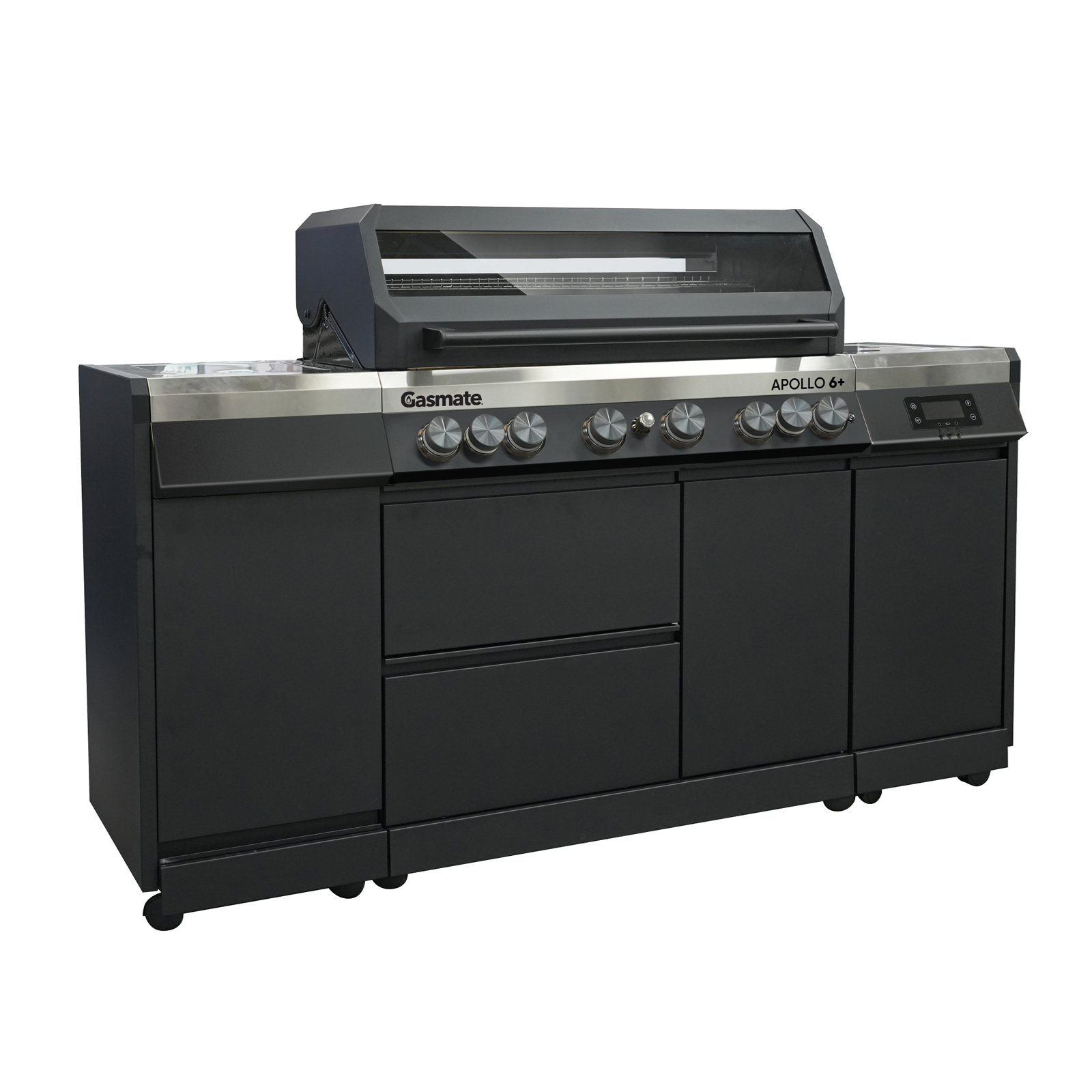 Gasmate Apollo 6+ Black Hooded Gas BBQ