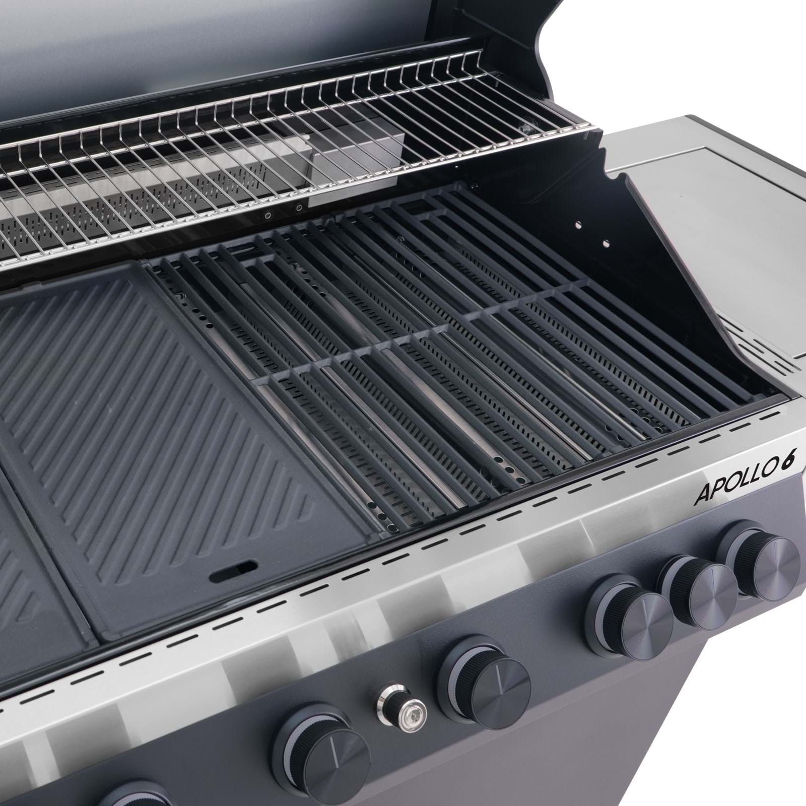 Gasmate Apollo 6B Black Hooded Gas BBQ - Including Cover