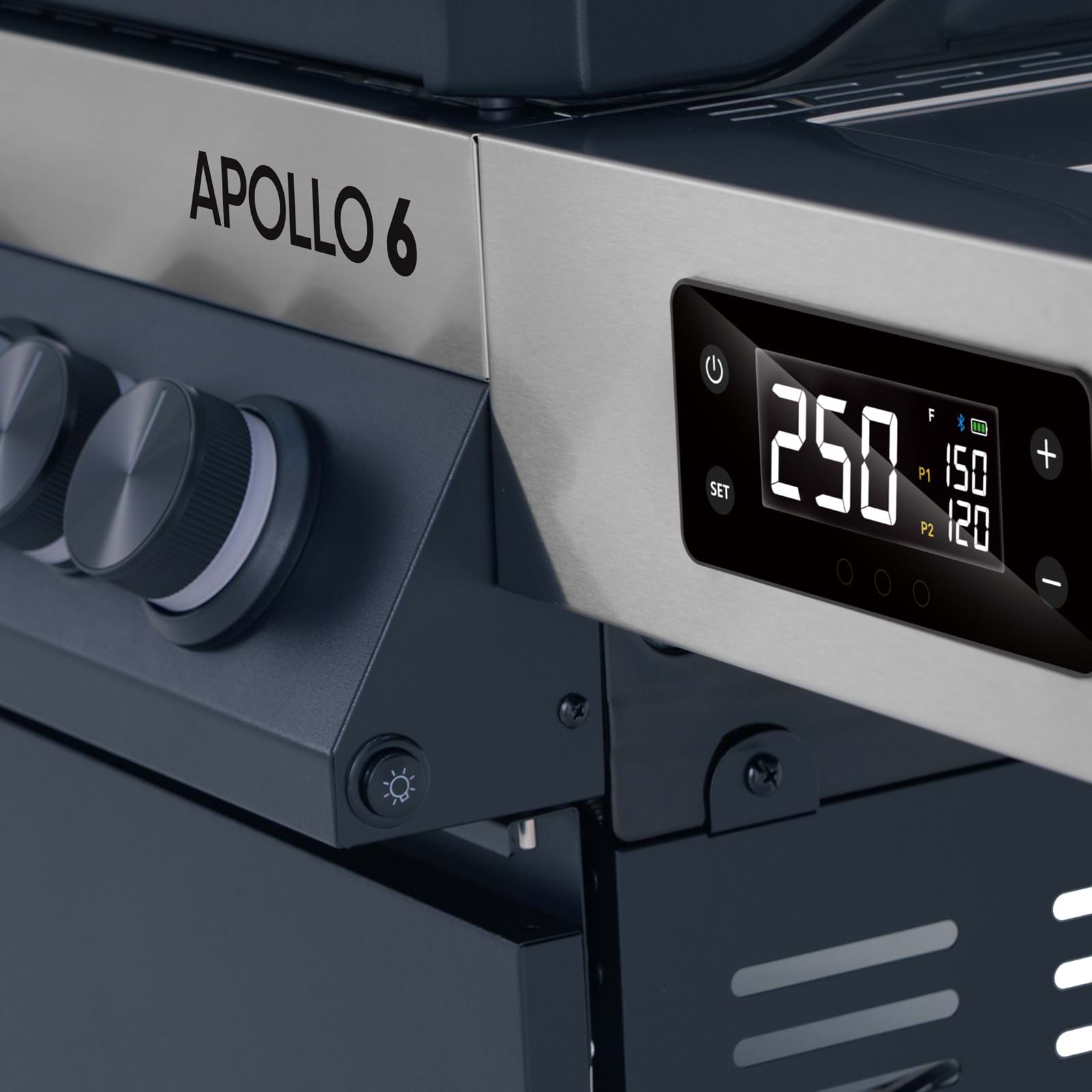 Gasmate Apollo 6B Black Hooded Gas BBQ - Including Cover