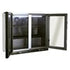 Gasmate Nova Graphite Outdoor Kitchen with Storage, Double Door Fridge + Top, BBQ, Sink and Drawers
