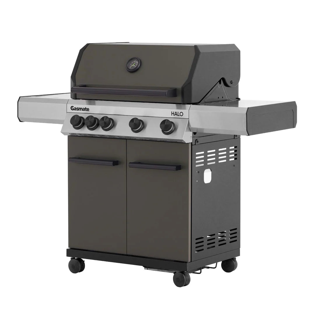 Gasmate Halo 4B Hooded Gas BBQ - Including Cover