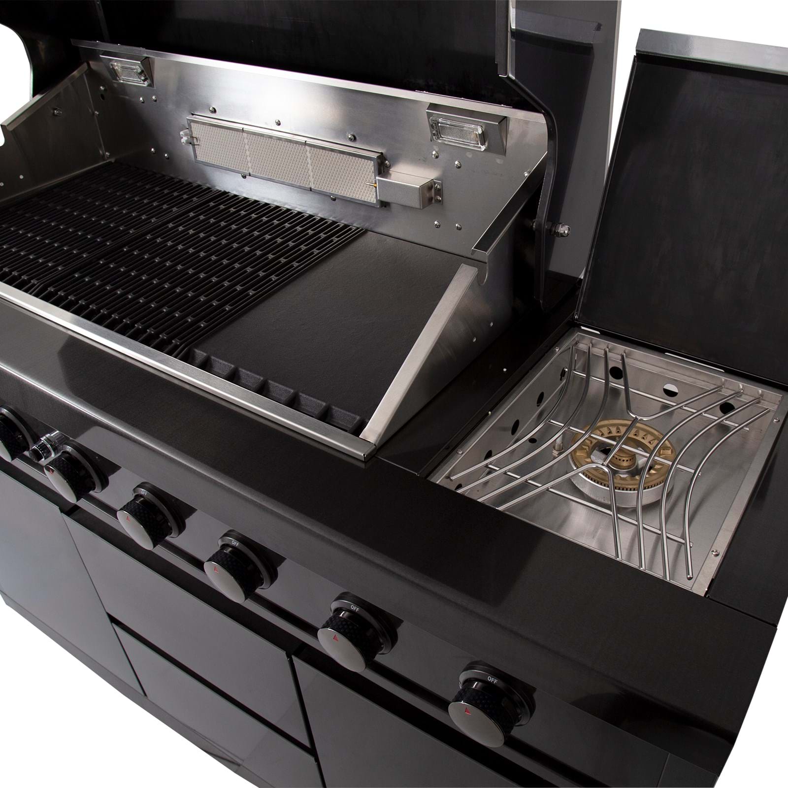 Gasmate Nova Graphite 6 Burner BBQ Outdoor Kitchen