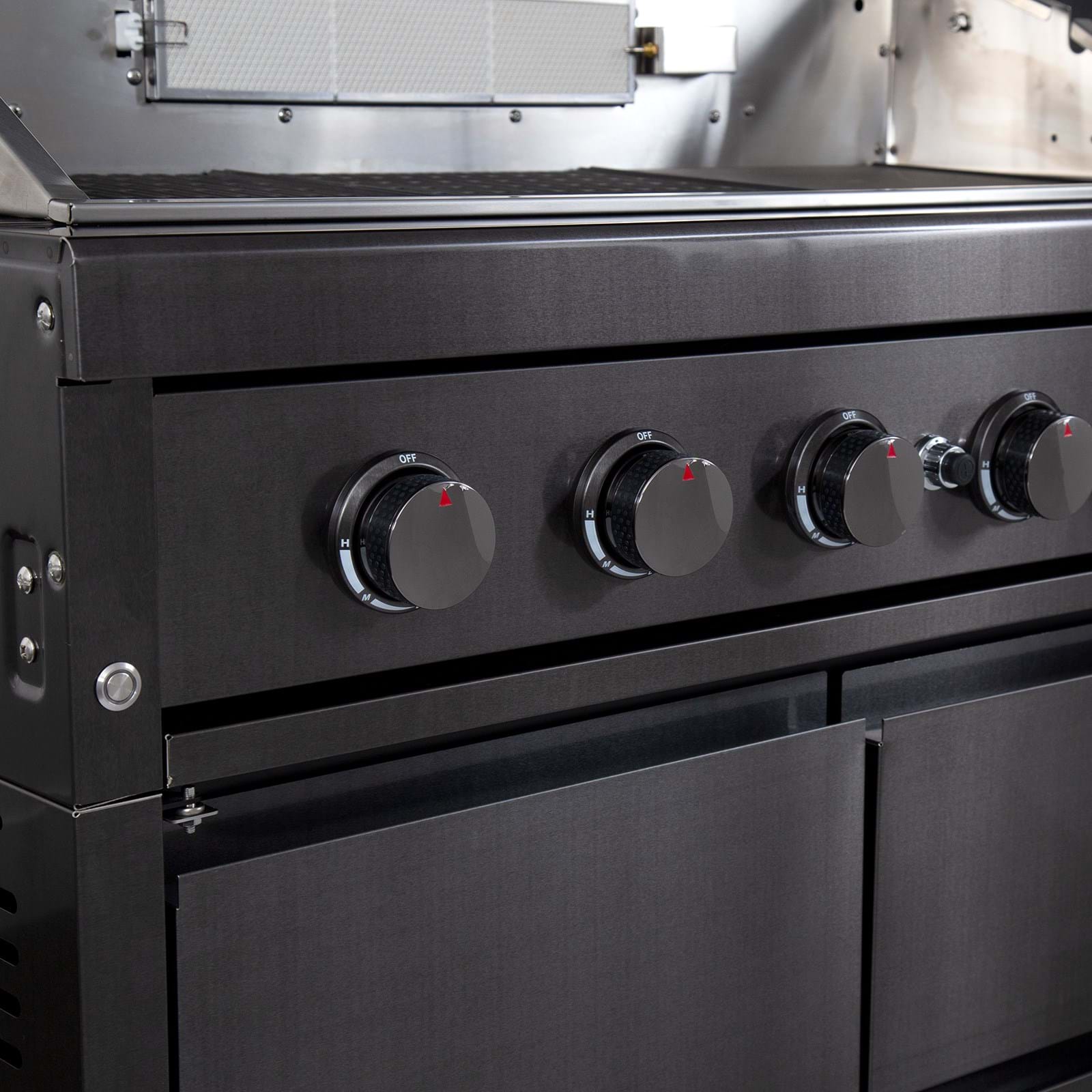 Gasmate Nova Graphite 6 Burner Twin Hood Built-in BBQ