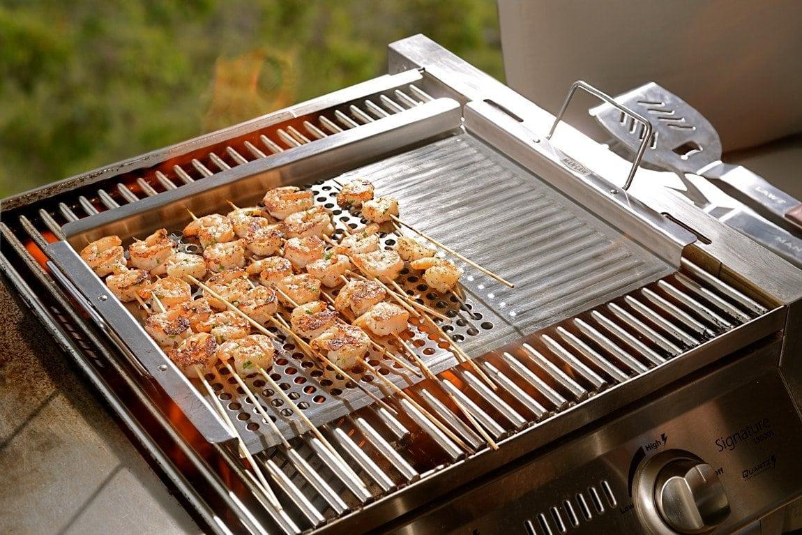 Man Law Stainless Steel Grill Topper - The BBQ King