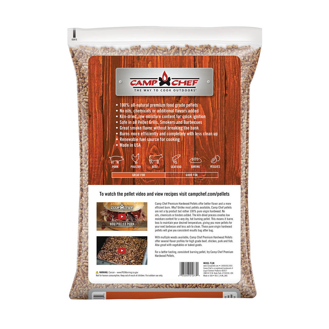 Camp Chef Hickory 9kg Premium Hardwood Pellets