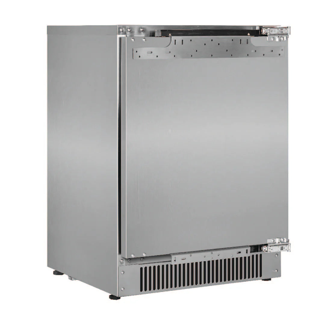 Blastcool Fully Integrated Outdoor 1 Door Bar Fridge Best Alfresco 316 Stainless Quiet Right Hinge - Model iXP1-840-R