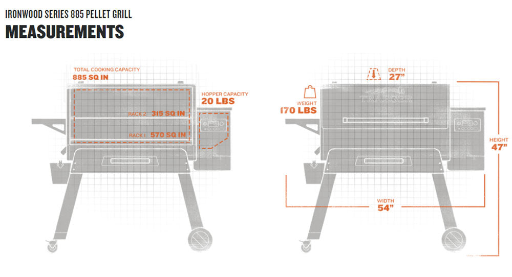 Traeger Ironwood 885 Pellet Grill - Master of the Grill Bundle Deal