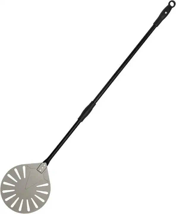 Tucker Perforated Pizza Turning Peel with Long Handle 