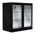 Smart Black 6 Burner Built-In BBQ and Smart 190L Outdoor Drinks Chiller With Heated Glass Door in Black