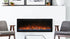 Modern Flames Spectrum Slimline Series - 100 Inch Inbuilt Electric Fireplace with Log Set - SPS-74B/AUS
