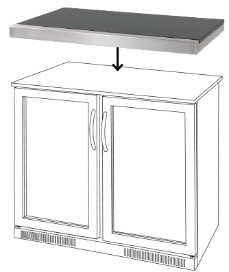Gasmate Nova Graphite Outdoor Kitchen with Storage, Double Door Fridge + Top, BBQ, Sink and Drawers