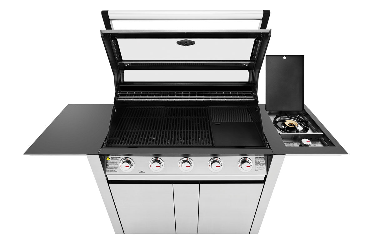 Beefeater 1600 Series Stainless Steel 5 Burner BBQ on Trolley