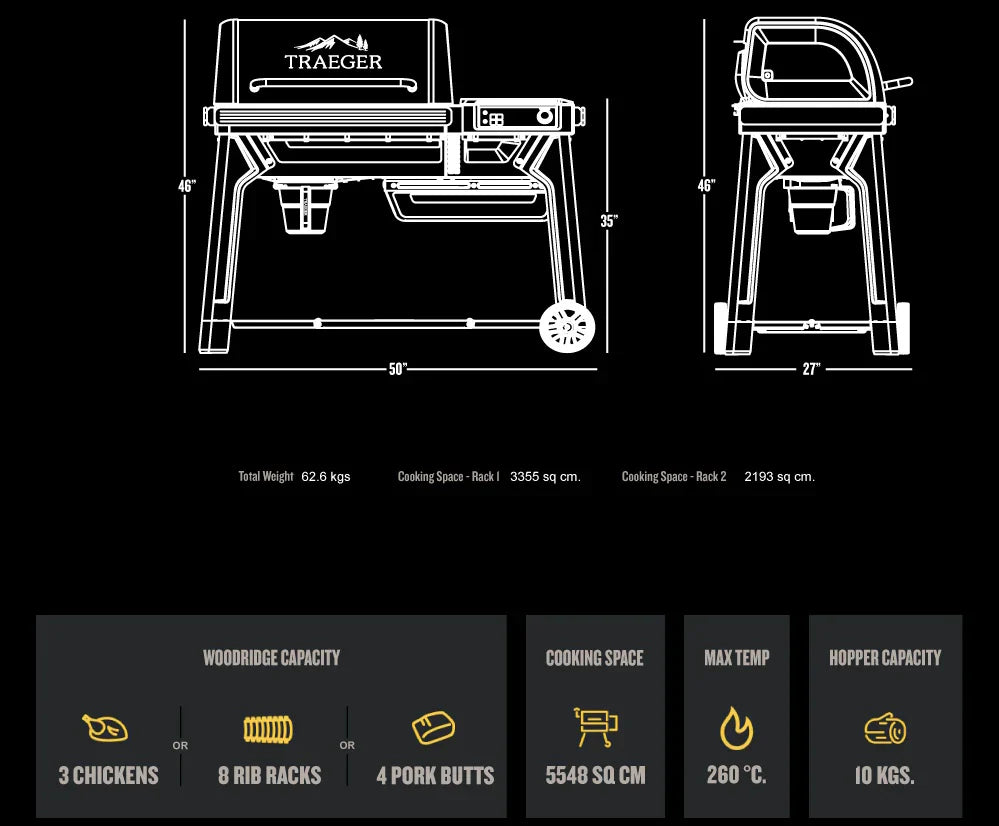 Traeger Woodridge Pro Pellet Grill & Smoker